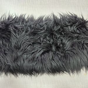 Michael Kors Black Faux Fur Blouse